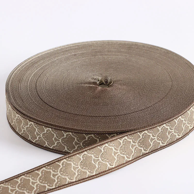 1 meter Polyester 3cm Landscape Jacquard Edge Ribbon Sofa Cushion Ribbon Pillow Table Runner Curtain Trim