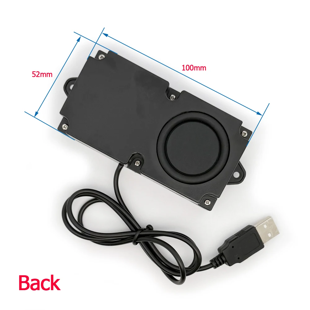 사운드 카드 드라이버가 포함된 노트북용 4옴 5W USB 스피커 산업용 PC용 플러그 앤 플레이 우퍼 스피커