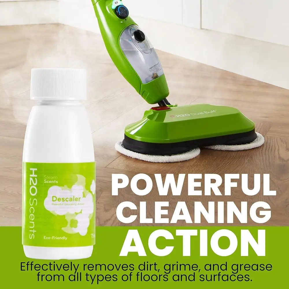 Пароочиститель, набор из 3-х экологически чистого раствора для удаления накипи, улучшенная эффективность очистки, совместима с H2O и