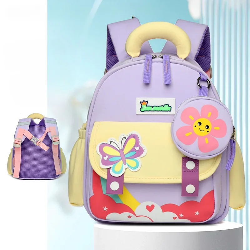 

Cartoon Cute Lightweight Kindergarten Preschool Bookbags Toddler Animal Schoolbag Lunch Backpack for Kids Boys Girls Travel Bag