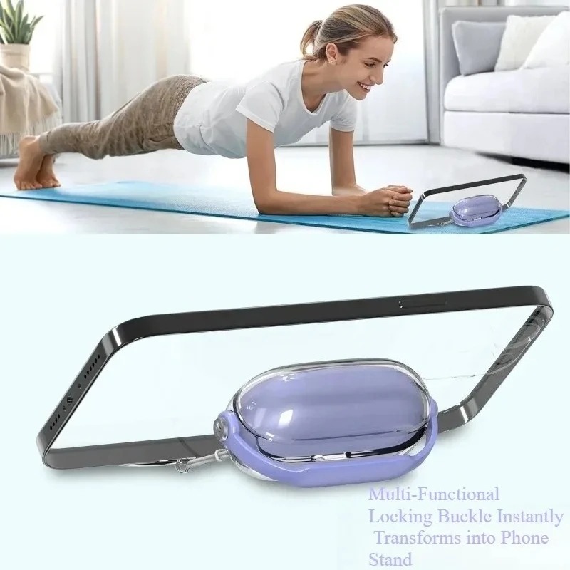 

For Beats Solo Buds Case - Clear Soft Shockproof Cover with Keychain | Transparent Wireless Earphone Accessories