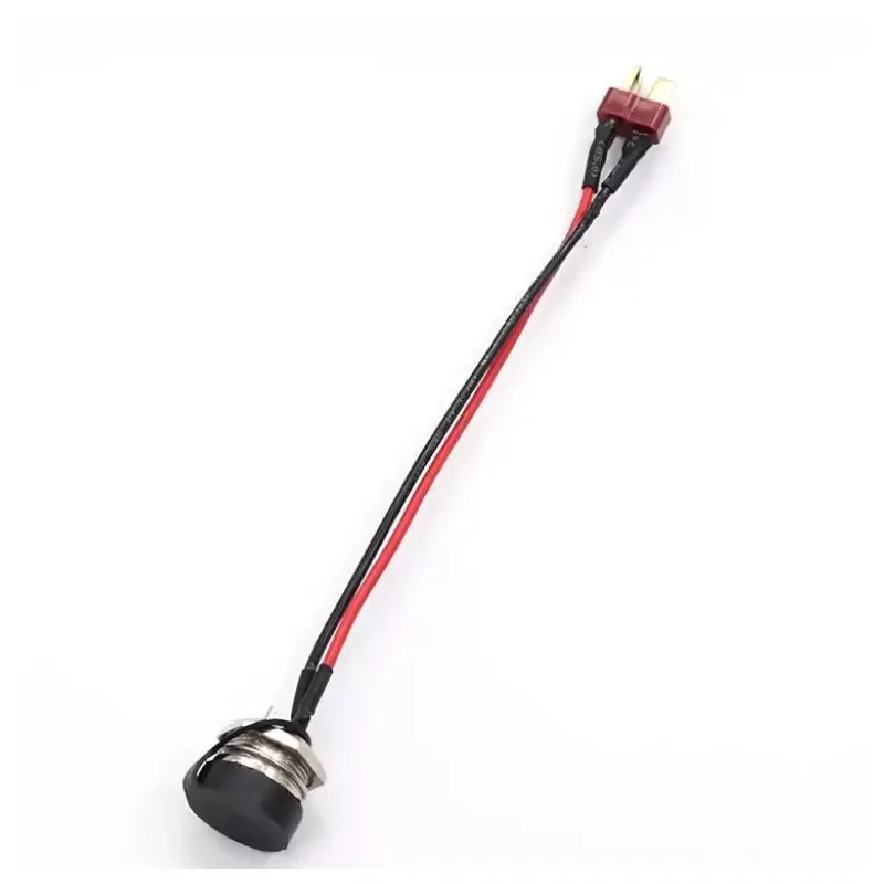 3Pin GX16 to T Connector Plug Line Electric Scooter Universal Charging Port Accessories Round Aviation Plug with Waterpro Cover