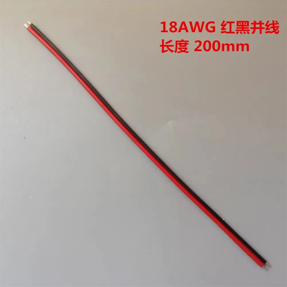 0,75 quadratischer roter und schwarzer doppelter paralleler LED-Schweißdraht, 130, 180, 260, 370 Motorverbindungsdraht