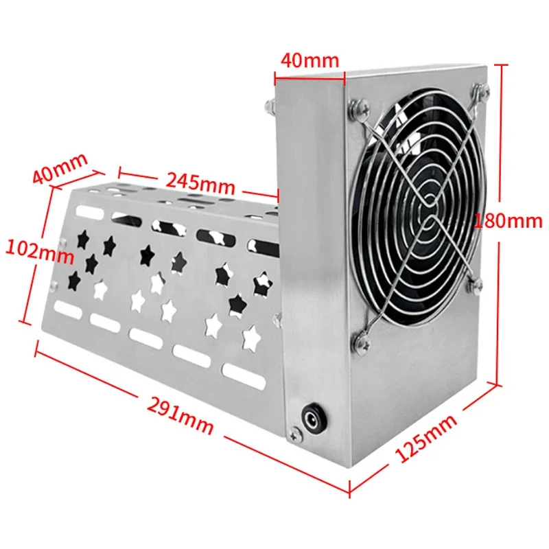 Compact Infrared‑Sensing Egg Waffle Cooling Blower Machine for Egg Waffle Fast Setting Heat Dissipation Snack Shop Kitchen Use