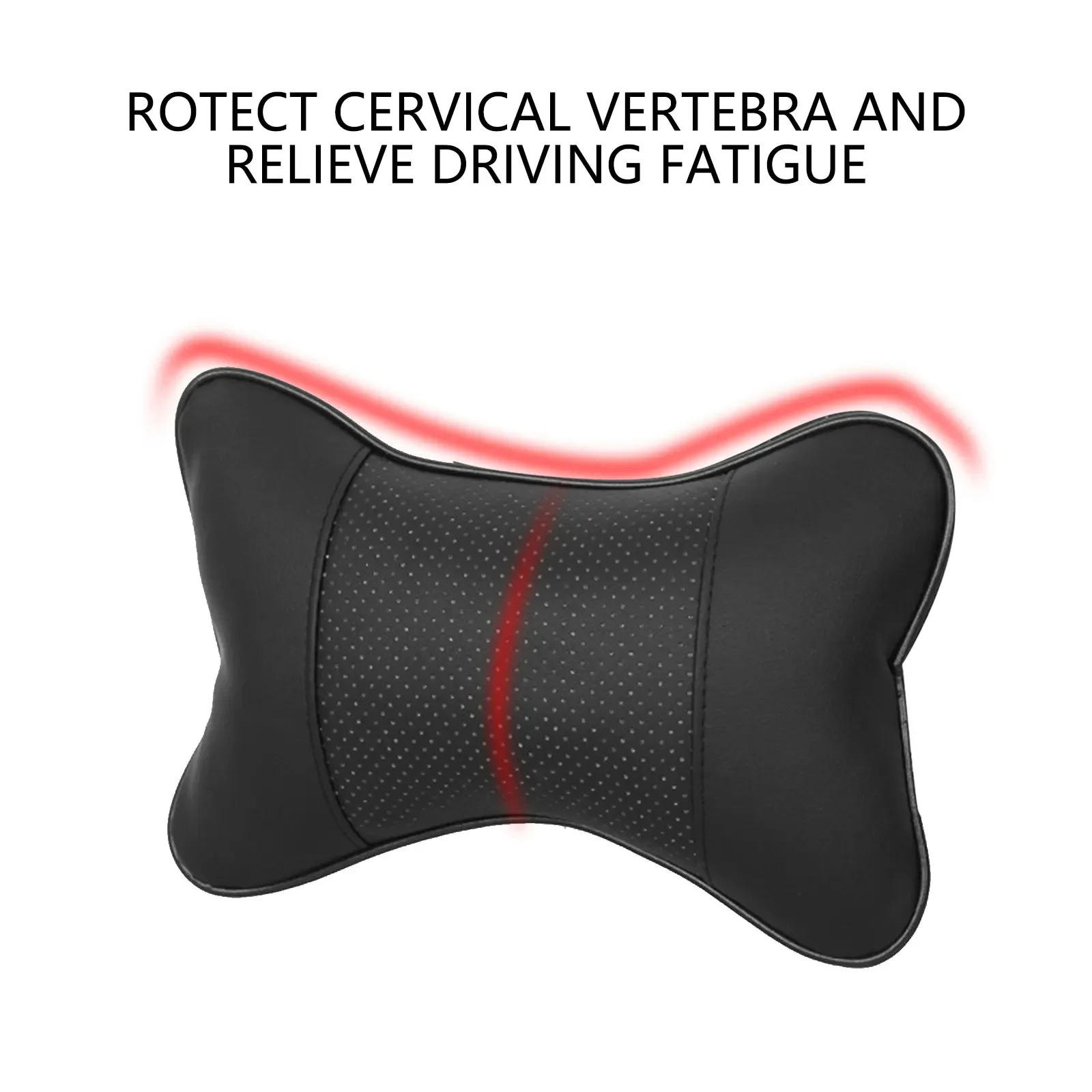 Car Seats Neck Pillow Breathable Auto Head Neck Rest Cushion Relax Neck Support Cervical Headrest Comfortable Soft Car Pillow