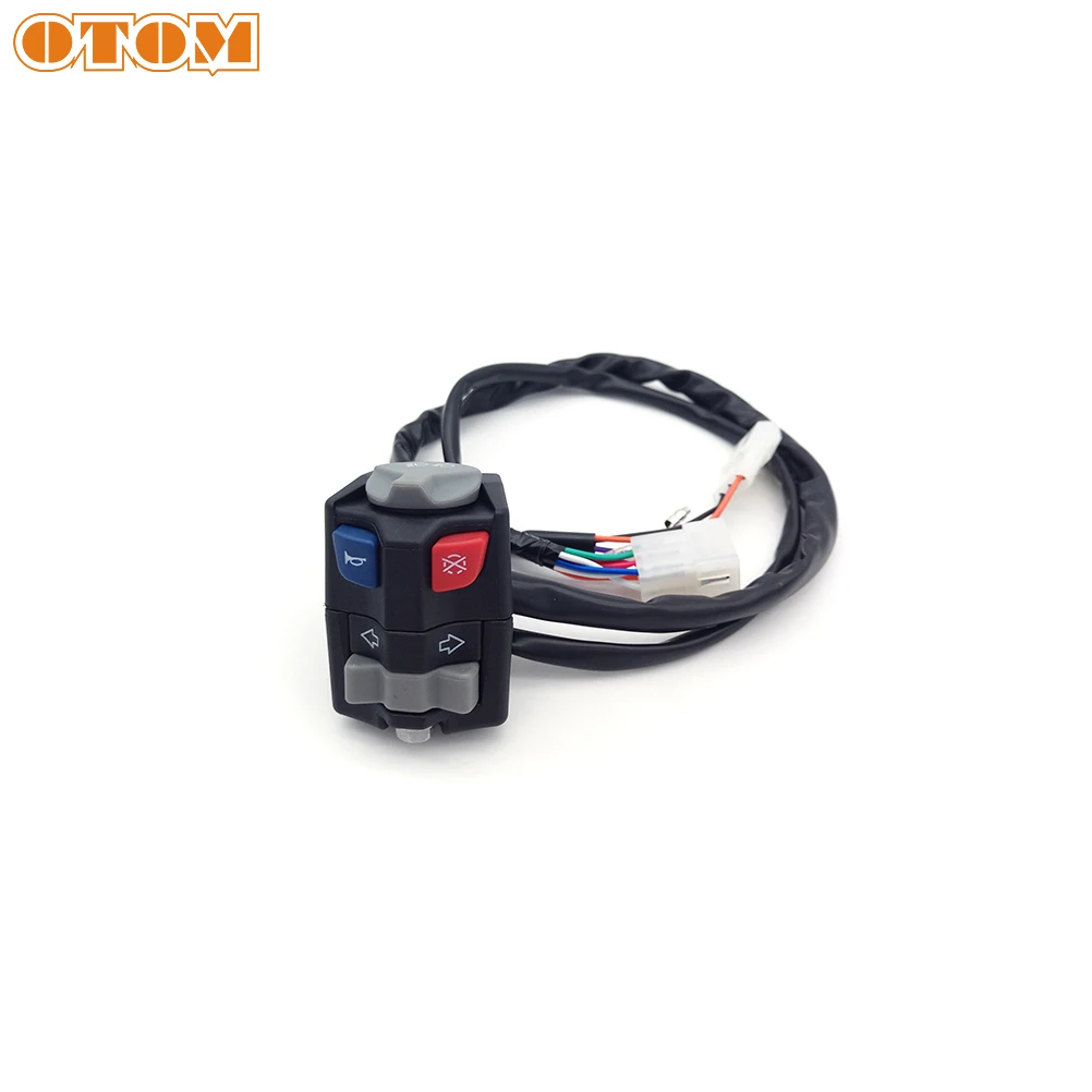 OTOM Motorrad-Kombischaltereinheit für KTM EXC EXC-F XCW Freeride Start-Stopp-Schalter, Scheinwerfer, Hupe, Blinker