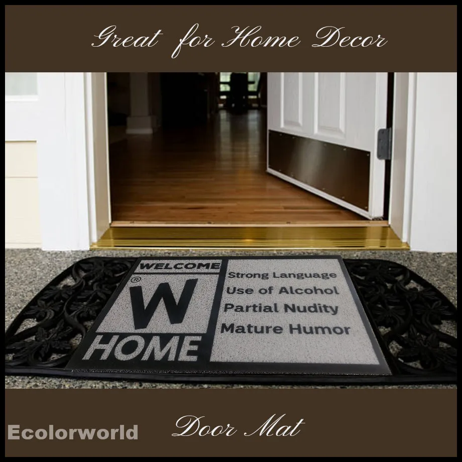 Zabawna dojrzała powitalna wycieraczka mata wejściowa zewnętrzne dywaniki z PVC mata podłogowa dywan prezent dla miłośników gier wideo graczy wystrój domu