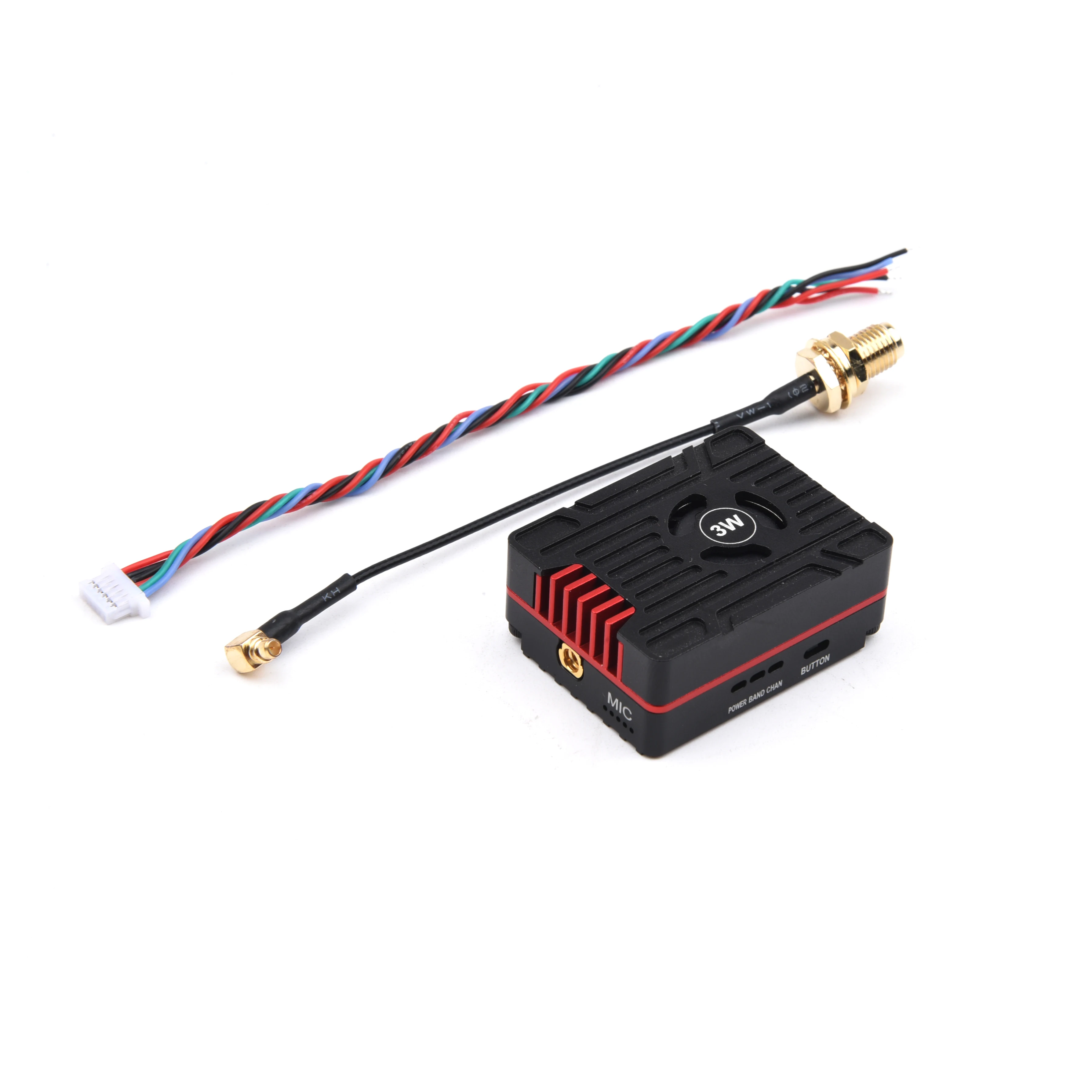 4.9G - 5.8G 64CH Long Range VTX 3W 25mW/400mW/800mW/1500mW/3000mW/Pit mode FPV Transmitter for RC FPV Drone