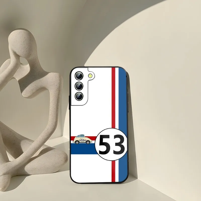 Herbie Number 53 Phone Case For Samsung S23 S21 S22 S30 S20 S9 S10 S8 S7 S6 Pro Plus Edge Ultra Fe Lite Silicone Soft Cover