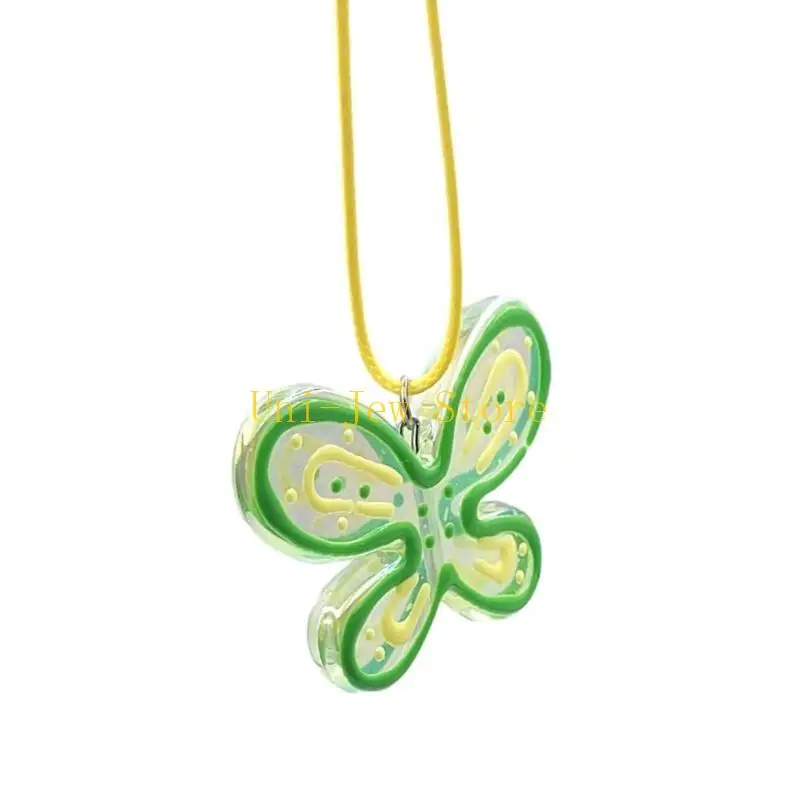 40-ГБ-красочные-бабочки-ожерелья-ожерели