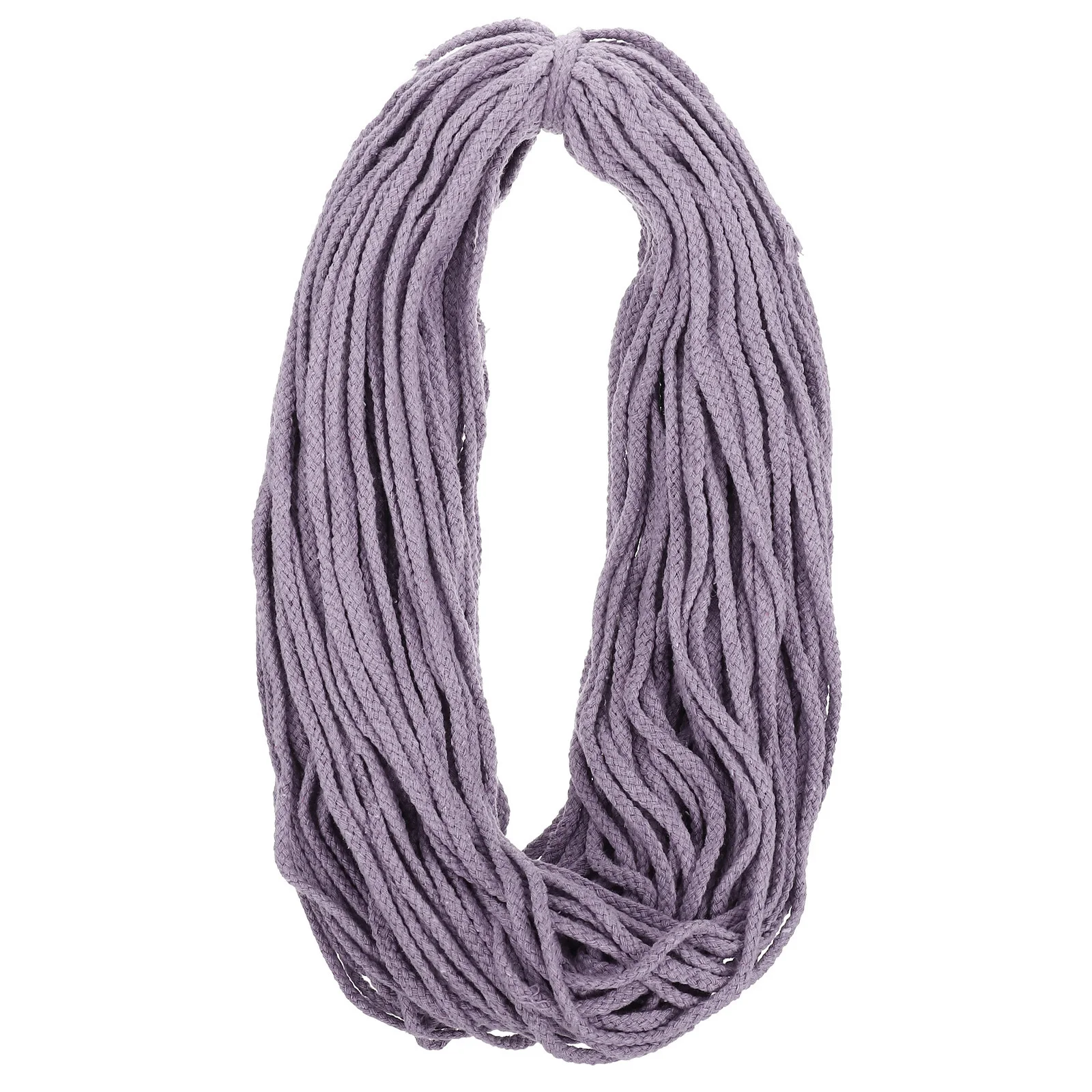 1 rolo de corda de algodão tecido à mão, varal diy para tapeçaria, sacos, artesanato, material de linha de fibra leve, fornecimento de artesanato