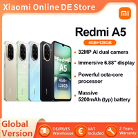 Global Version Xiaomi Redmi A5 4G Smartphone 6.88 ''120Hz Display 5200mAh Battery 32MP Real Camera 3.5mm Audio Jack