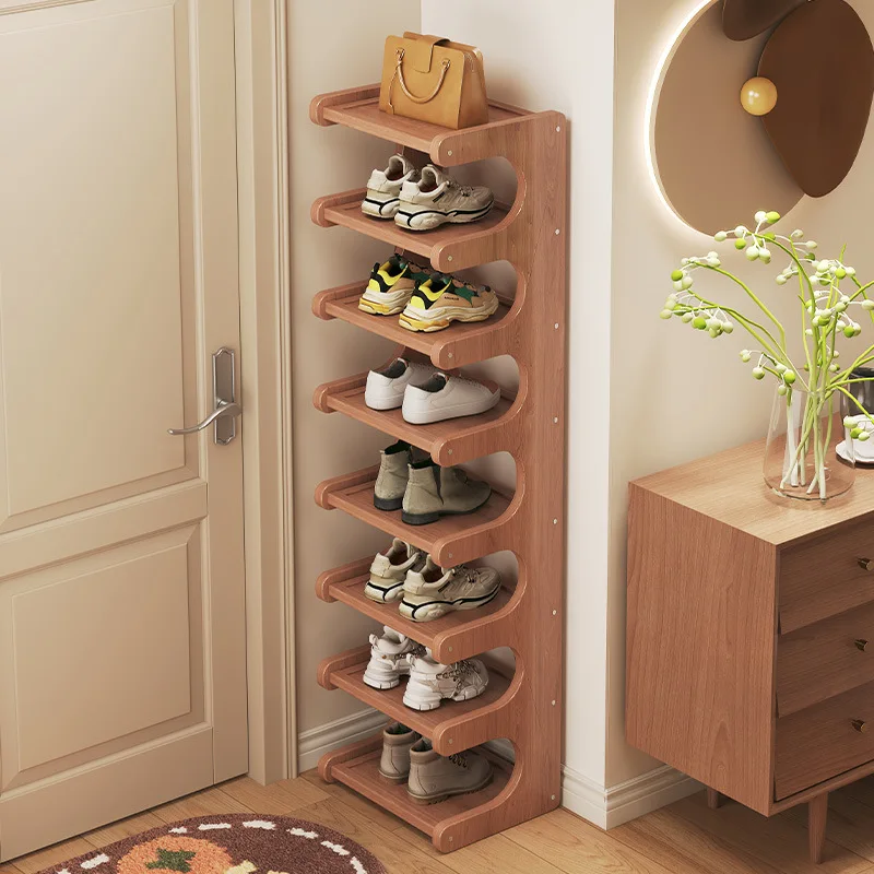 AOLIVIYA Door Entrance Shoe Rack Hallway Cabinet Corner Narrow Dorm Rental Stand