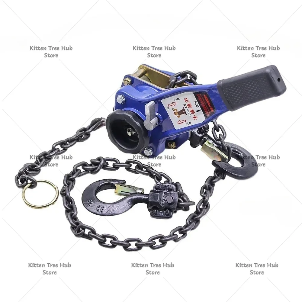 Hand operated chain hoist, manual tightener, 1 ton, chain hoist, hand operated crane, hoist