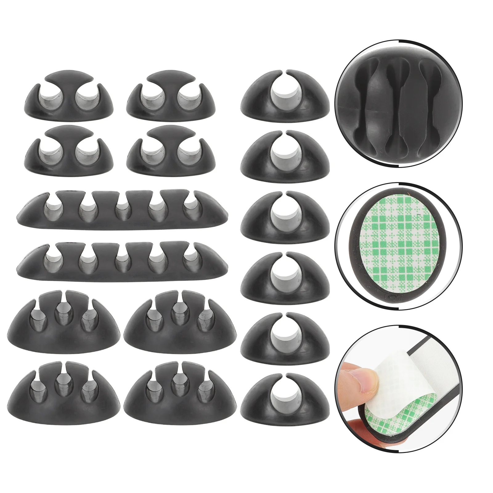 16 قطعة حامل الكابل المحمولة منظم الأسلاك الحبل حارس للمنزل مكتب عمل إدارة الأسلاك منظم كابلات USB