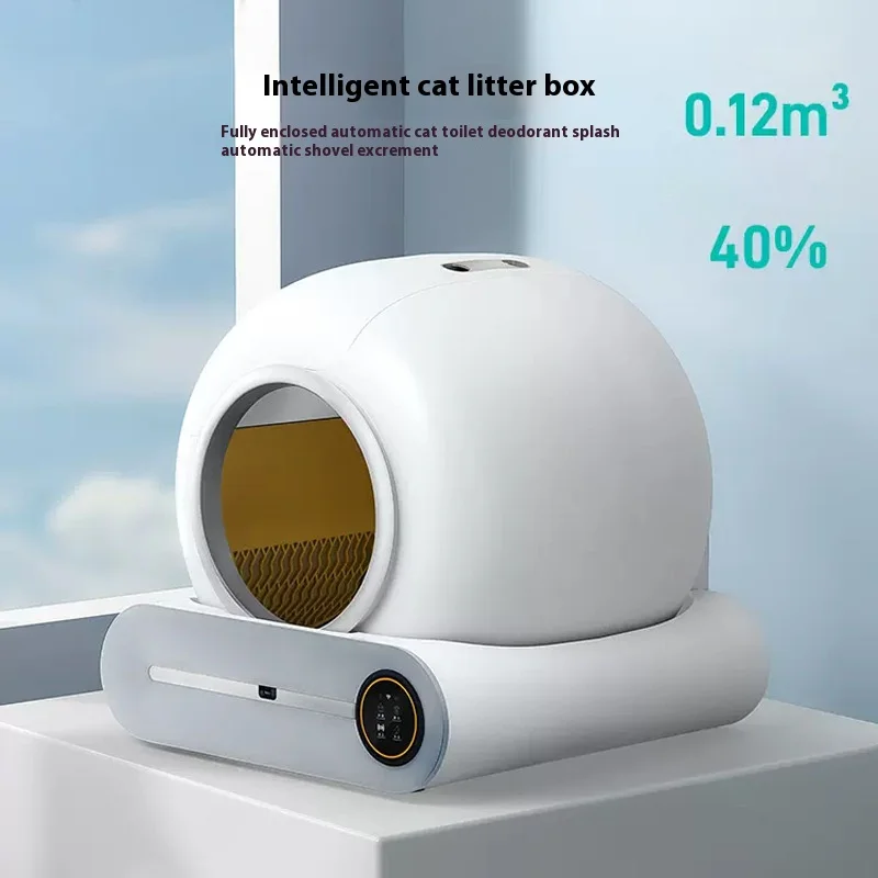 Wholesale Custom Wifi App Smart Cat Toilet Smart Potty Dog Cat Litter Box Automatic Cleaning