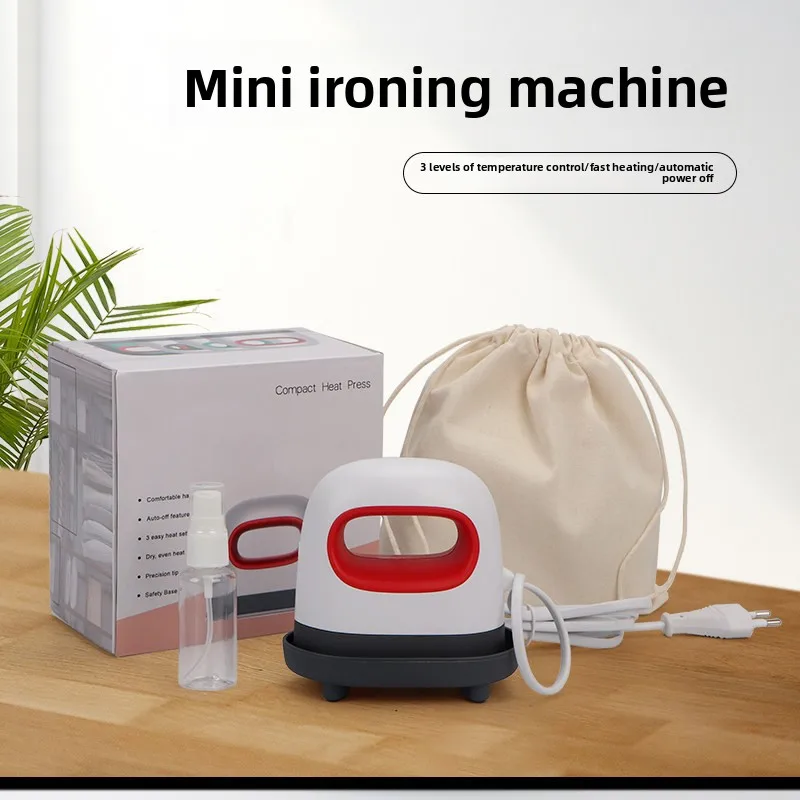 Heat Transfers Printing Equipment, Mini Portable 3-speed Heat Transfer Machine, Label Splicing Hot Stamping Tool US & EU Plug
