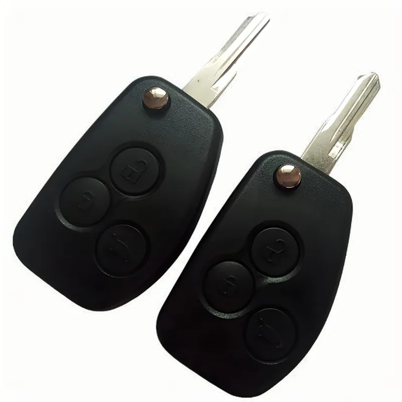 

3 шт. модифицированный чехол для ключа для Renault Dacia Modus Logan Clio Espace 2/3BTN флип-чехол с дистанционным управлением VAC102 BLade