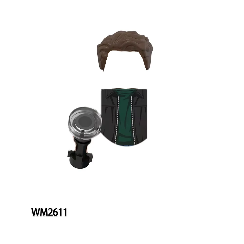WM6097 Mini Figuras de Blocos de Montar de Urso e Coelho, Personagens Assustadores, Brinquedos Colecionáveis, Figuras de Blocos de Montar de Animais Animatrônicos para Jogos, Presente