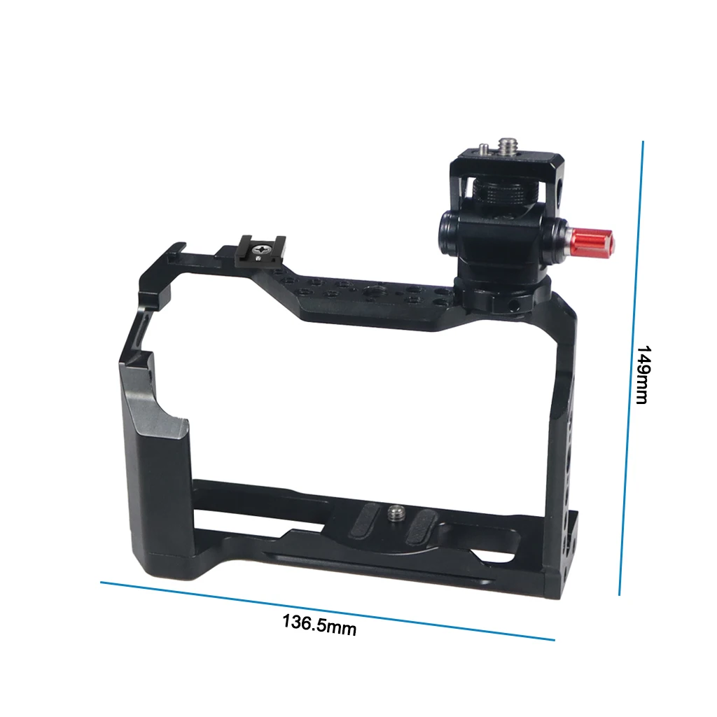 BGNing Aluminium Legierung Kamera Käfig Schutzhülle Stabilisator mit Kalten Schuh Halter für FUJI XT20/XT30 XT30II Kamera Schutzhülle – Detail 24