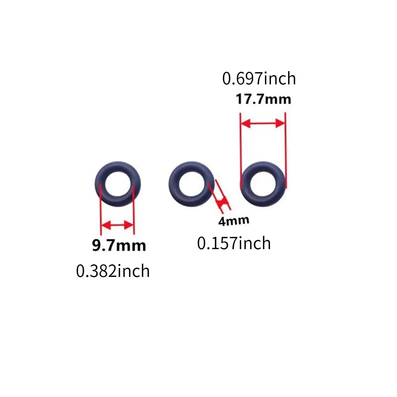 Rubber Seal Ring Black O-rings Durability Gasket Valve Accessory for Tire Changer Machine Pedal Sealing