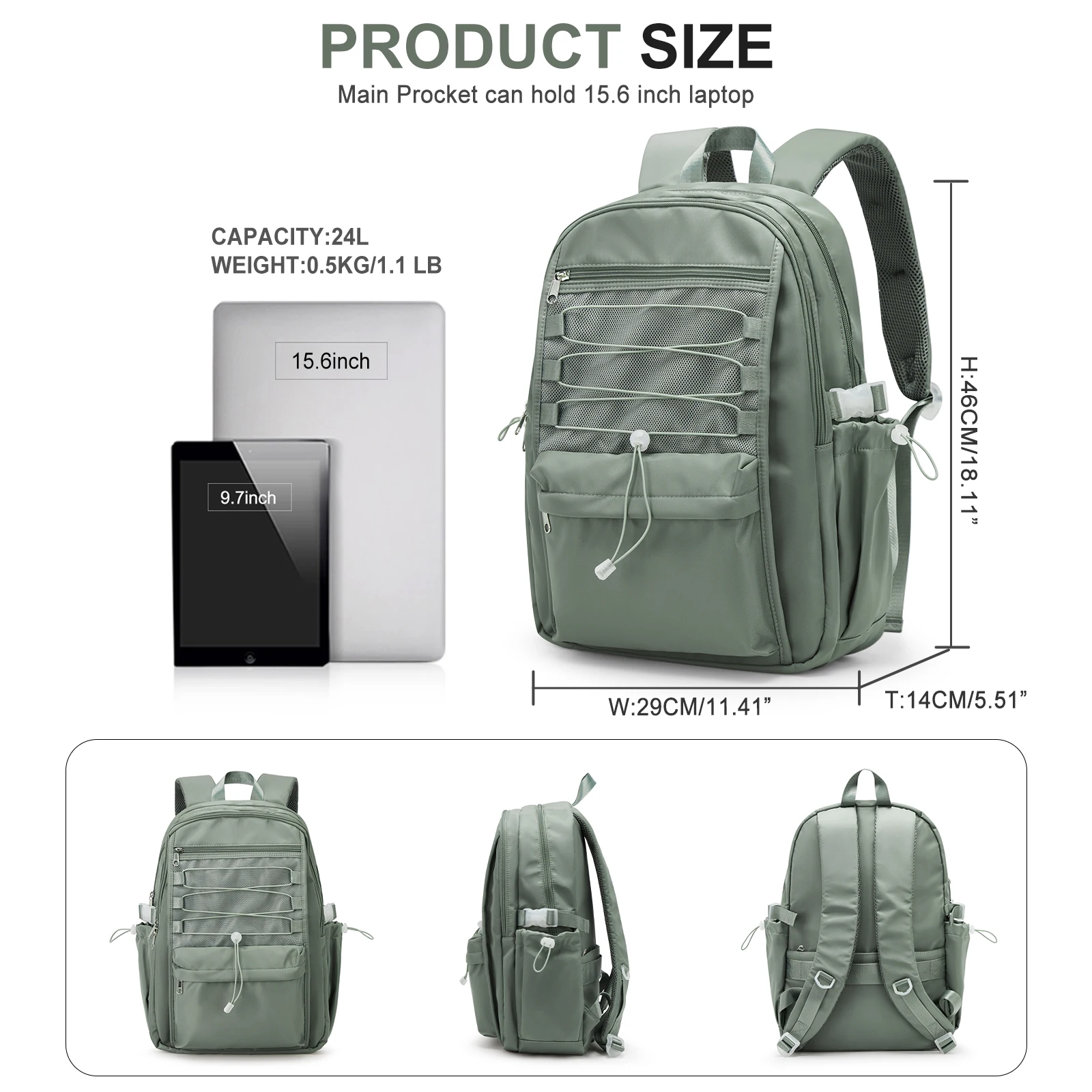 New Girls Fashion School Backpack High-Capacity Waterproof Travel Backpack, Boys Laptop Small School Bags Cute Leisure Backpack