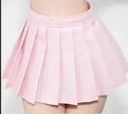 متعدد نمط اختياري 1/6 مقياس تنورة الإناث زي مدرسي miniskirt الحرم الجامعي نمط مطوي منقوشة تنورة تناسب 12 ''عمل الشكل