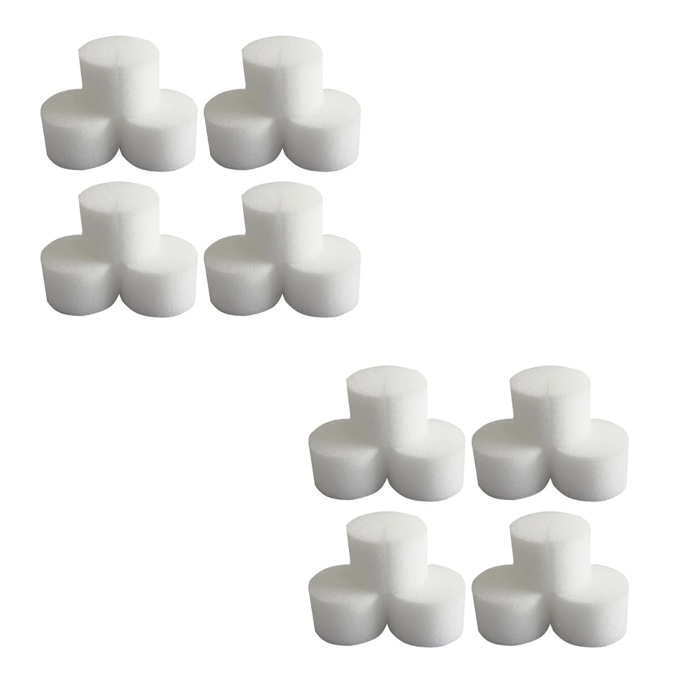 50 pezzi spugna per piantare bianca 44 mm tessuto a rete per coltivazione fuori suolo per una migliore respirazione forniture per giardinaggio idroponico ad alto rendimento