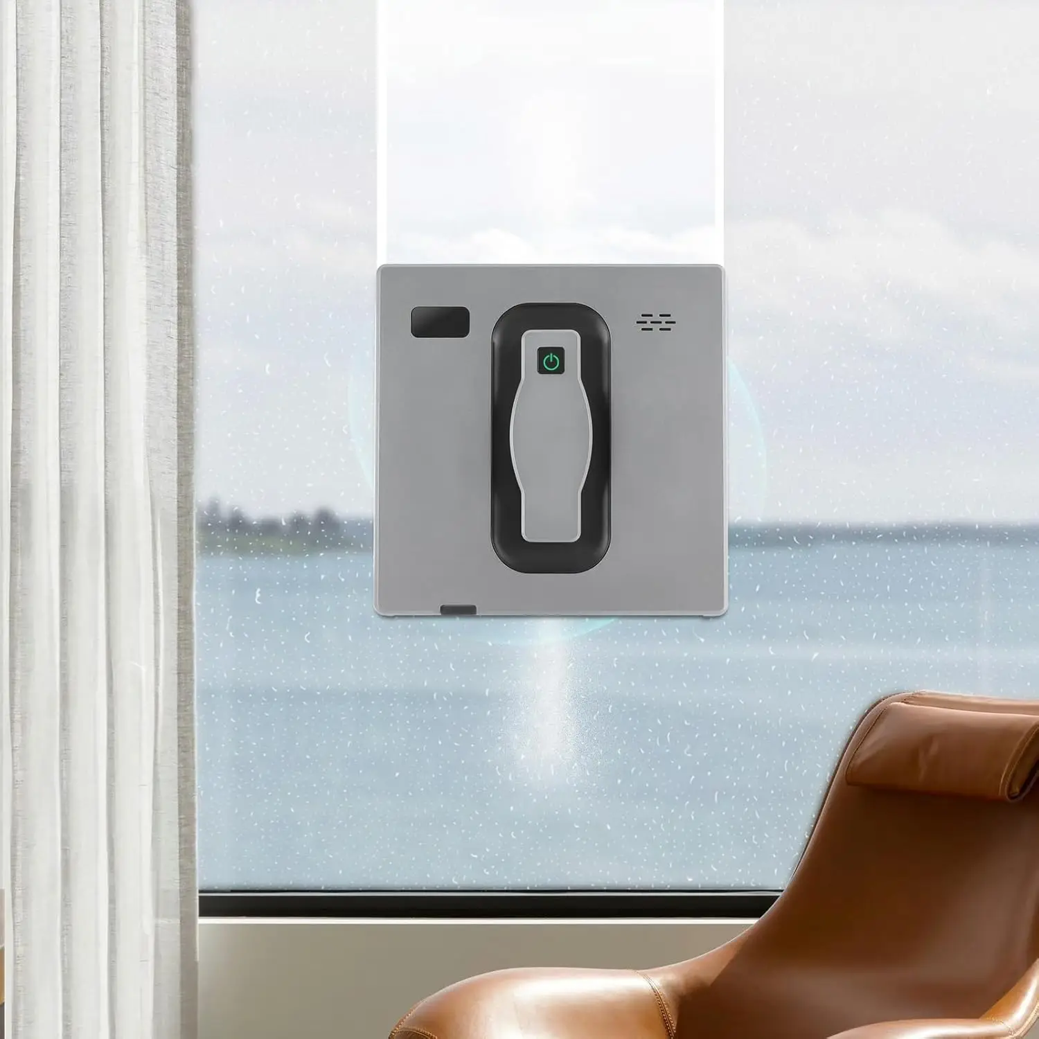 Smart Outdoor Home Window Cleaner Remote Control Tool for Year-round Clear Double Glazed Windows in High-Rise Buildings