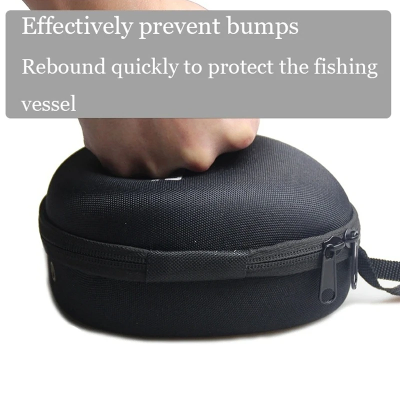 EVA Fishing Bag Fishing Reel Carry Case Wheel Protective Cover Baitcasting Trolling Baitcasting Fishing Reel Pouches Box