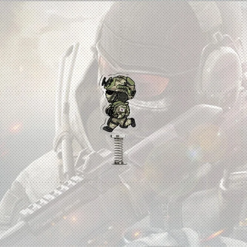 لعبة Call of Duty المتنقلة جندي محيطي من الأكريليك موسيقى الروك الربيعية Q نسخة سيارة بشرية تهز زخرفة سطح المكتب