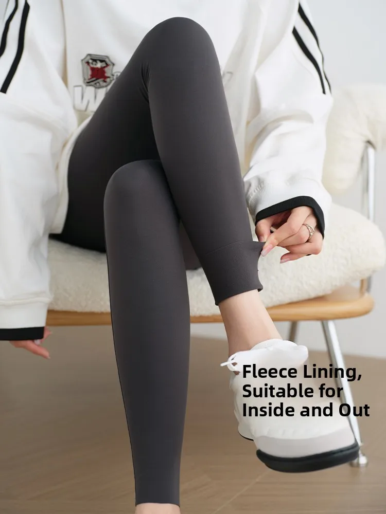 

Брюки для йоги Thiened Fce с высокой талией, женские длинные брюки из ковчевой кожи, подтягивающие живот, подтягивающие ягодицы