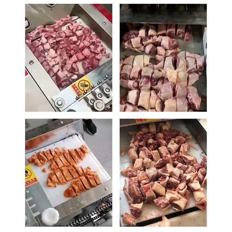 

Fully Automatic Industrial Frozen Electric Meat Grinder Cutting Meat Chop Bone Slicer Slicing Slice Machine