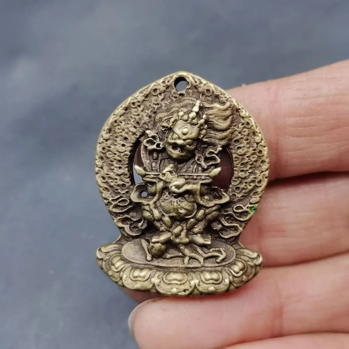 Tibet Tibetan Wrathful Dharma Protector Pendant Statues Figurines Lucky Ornaments Home Decoration gifts