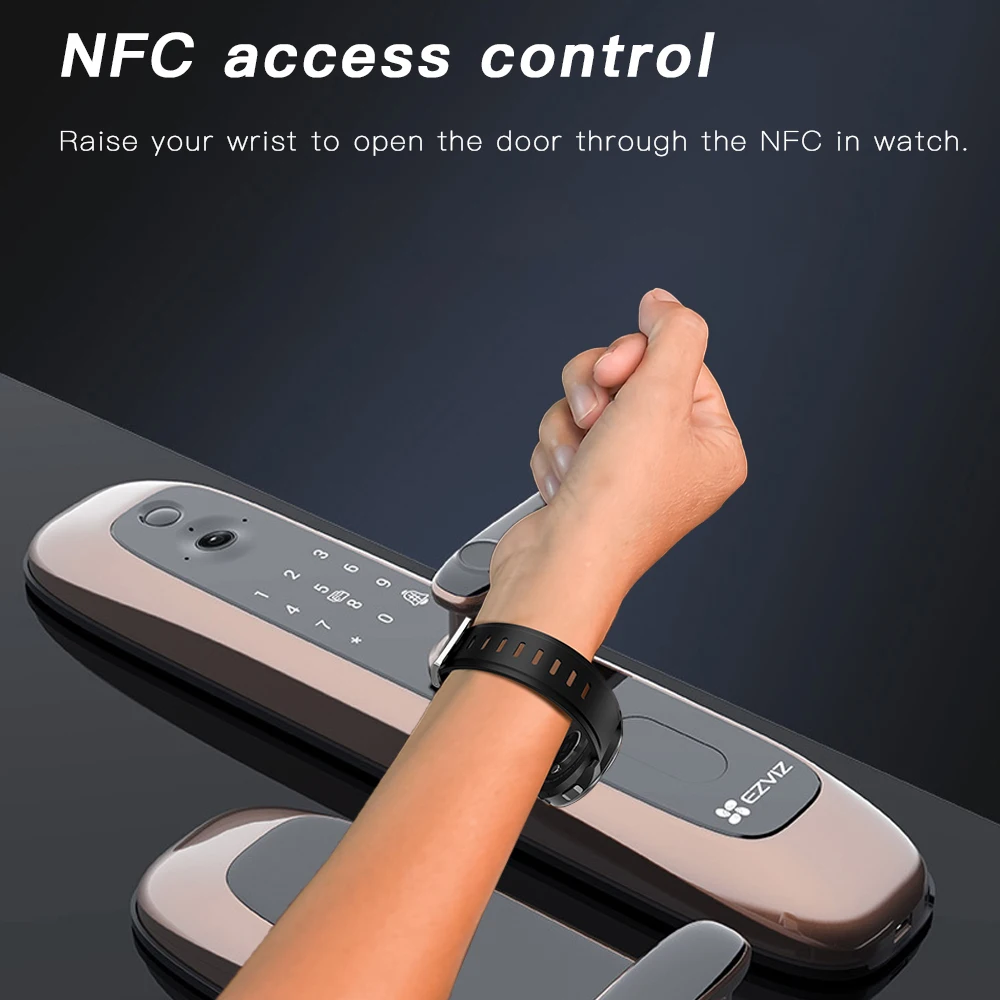 2025 ساعة ذكية جديدة للرجال بلوتوث مكالمة NFC صوت مساعد الموسيقى اللعب درجة الحرارة معدل ضربات القلب اختبار الرياضة Smartwatch #5