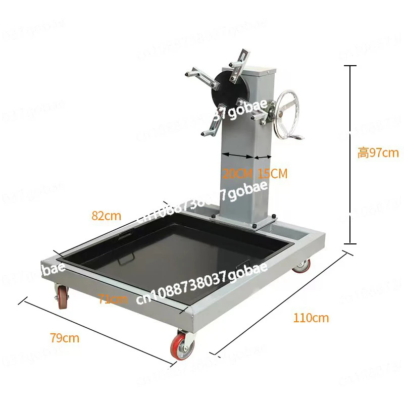 0.5T movable auto repair engine machine translation turntable 837 bracket 360 ° rotating teaching equipment
