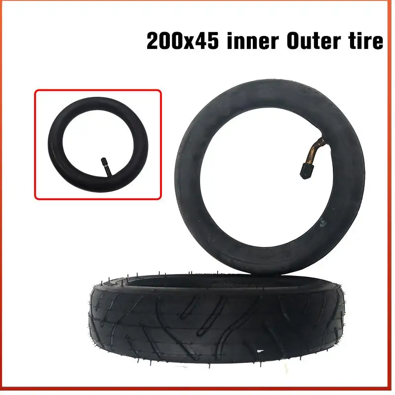 Off road tires 200x45 thickened inflated, suitable for electric scooters with both inner outer tires all wheels