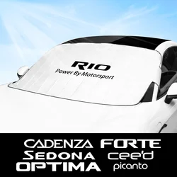 Car Front Windshield Sunshade Cover Parasol Auto Accessories For Kia Rio Picanto Ceed Forte Optima Sedona Cadenza K9 Telluride