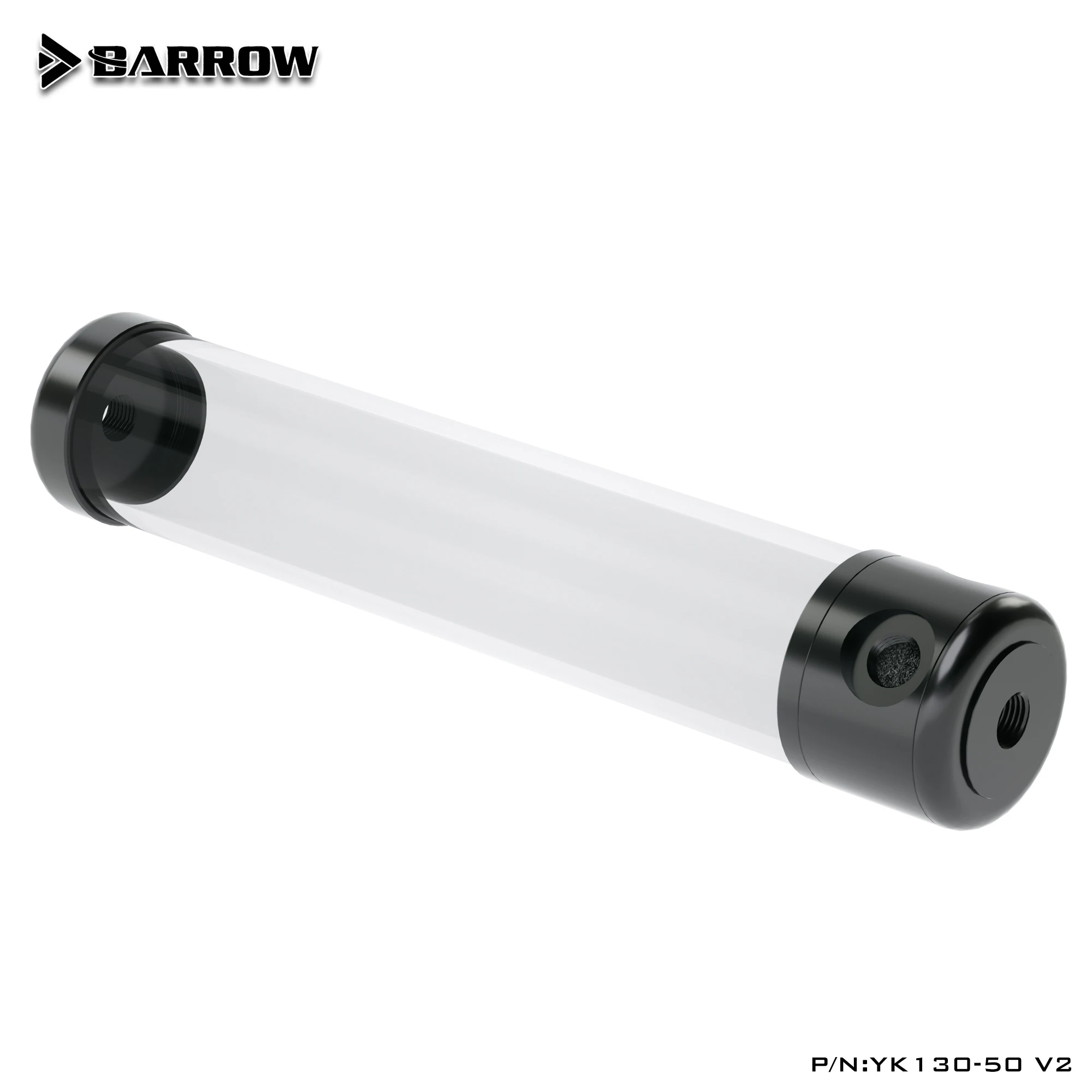 Barrow YK-50V2 50mm Diameter Acrylic Cylindrical Tanks Transparent Wall 130/180/230/280mm Length Water Cooling Reservoir