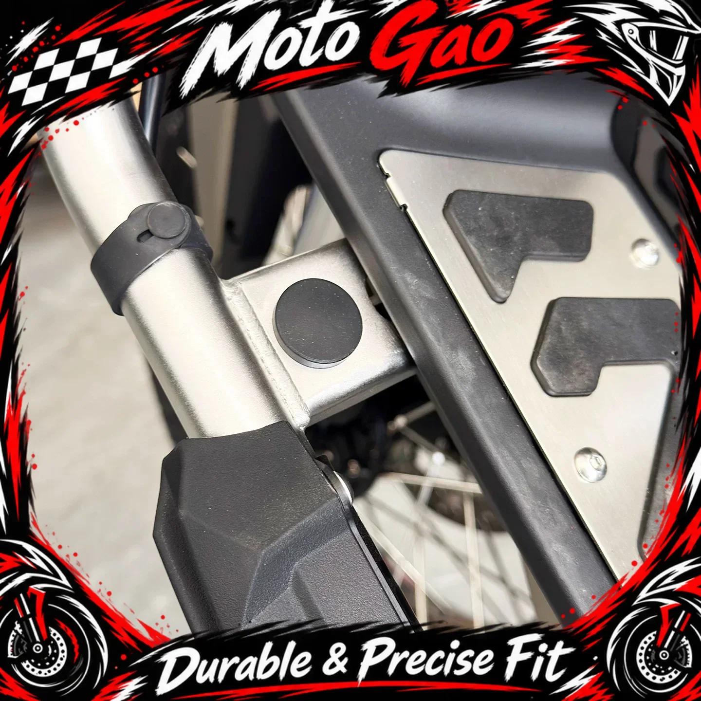 【Precise Fit】FOR ZONTES 368G Front Fender Water Barrier Cover/Plug for Pedal Hole, Modified Water Barrier Rubber Cover