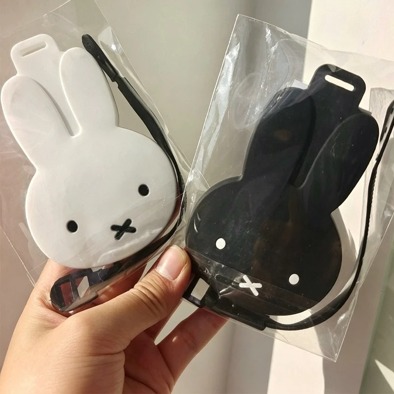 

Miffy Soft Rubber Luggage Tag Boarding Tag Anti-lost Luggage Pendant for Baggage Check-in Cute Bag Hanging Ornament Decoration