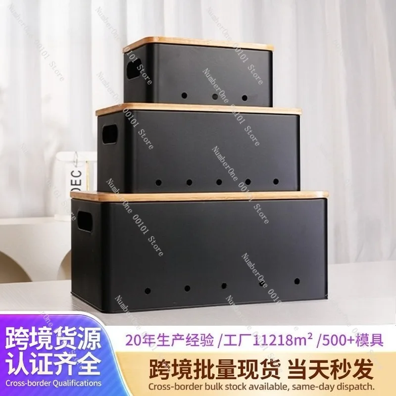 Three-Piece Kitchen Storage Box Set with Bamboo Lids, Metal Sealed Canisters, Large Capacity Potato and Onion Storage, Durable