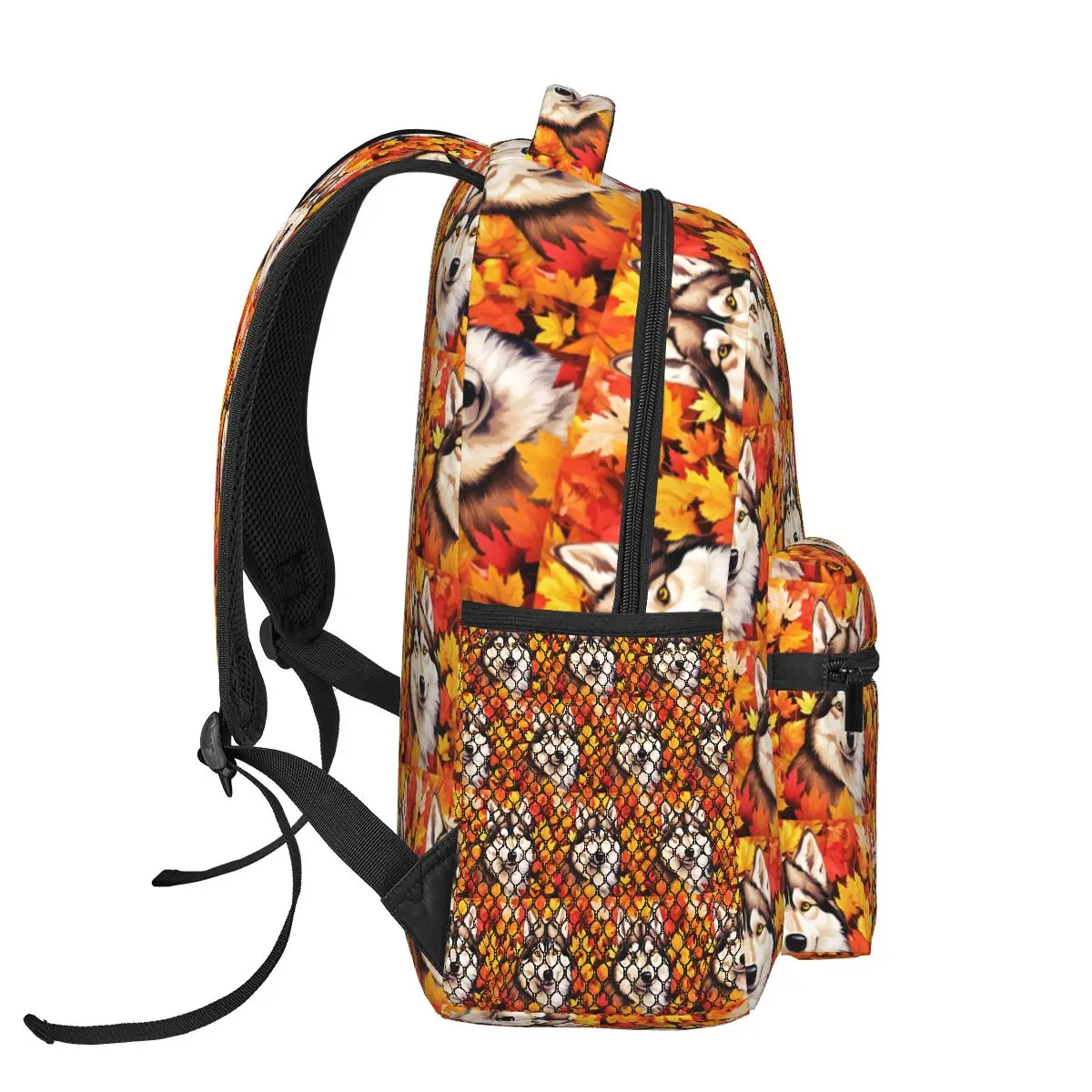 الخريف الخريف سيبيريا أجش الكلب الطالب على ظهره حقيبة مدرسية المشي لمسافات طويلة السفر Daypack للبنين بنات موضة حقيبة الكتب حقائب الكتف