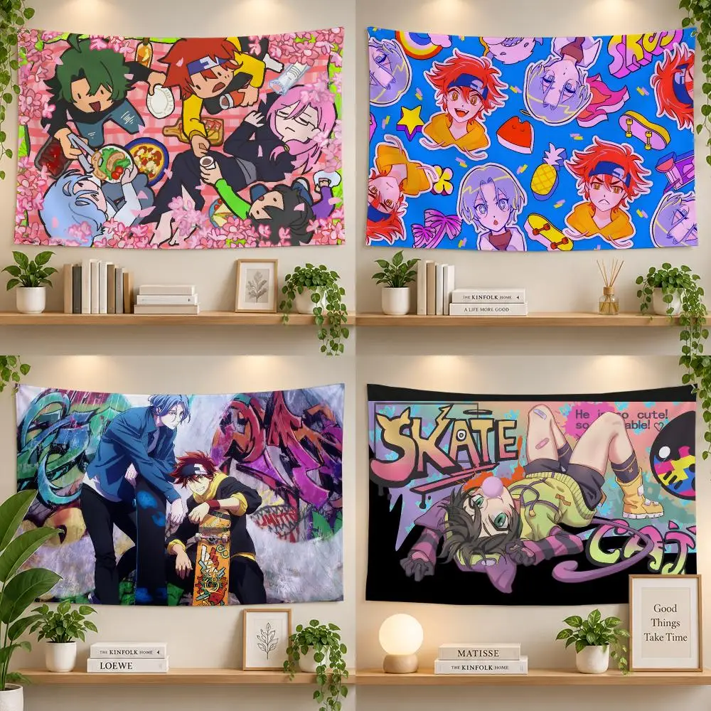 Anime SK8 Infinity Skate Flags Personalized Banner Flag Room Dorm Camping Picnic Garage Bar Outdoor Wall Decor