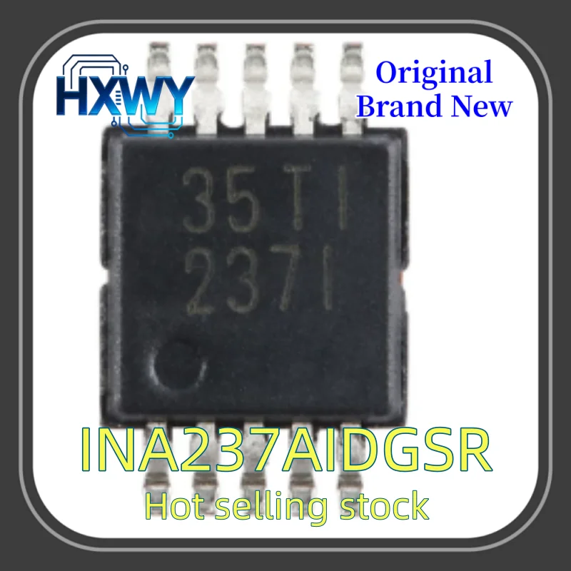 (2/10 pieces) INA237AIDGSR Silkscreen 237I VSSOP-10 Output Current/Voltage Power Monitor New Electronic Parts Fast Delivery