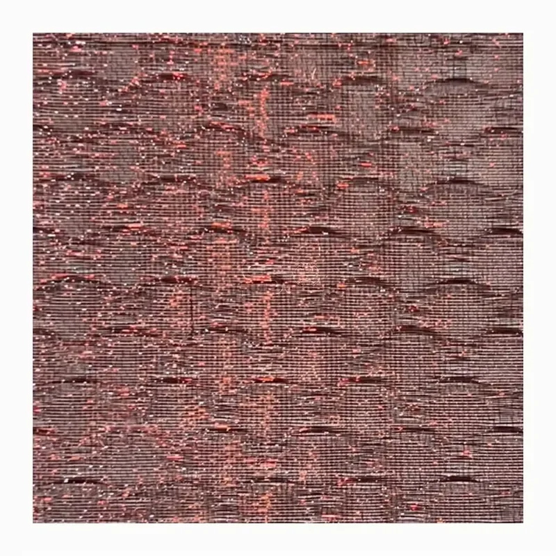 Metallic Woven Interior Wall Material Created for Design Studios on Architectural Surfaces