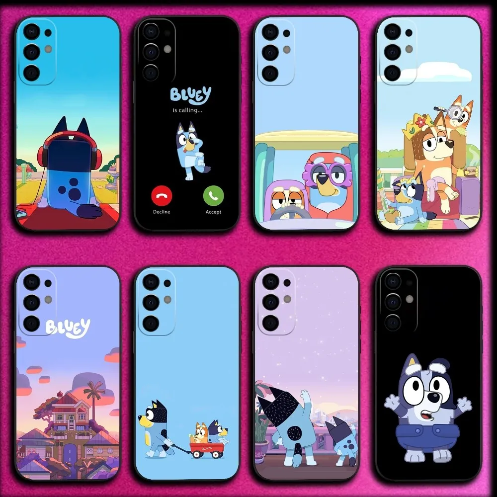 

Cartoon B-Bingo-o DOG Phone Case For Samsung S25,S24,S21,S22,S23,S30,Ultra,S20,Plus,Fe,Lite,Note,10,9,5G Black Soft Cover