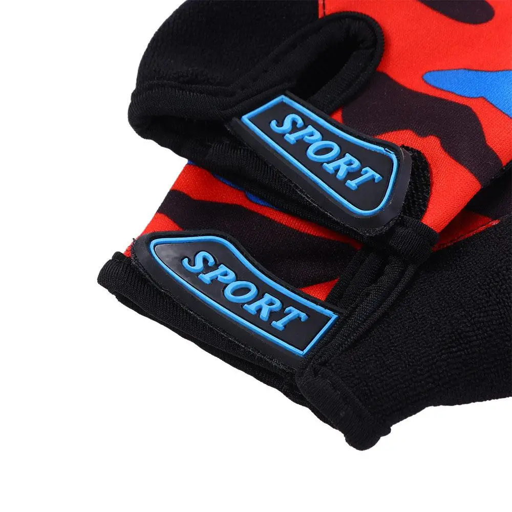 1 Pair Half Finger Children Cycling Gloves Non-slip Breathable Cycling Riding Equipment Child Bicycle Gloves For Kids Riding