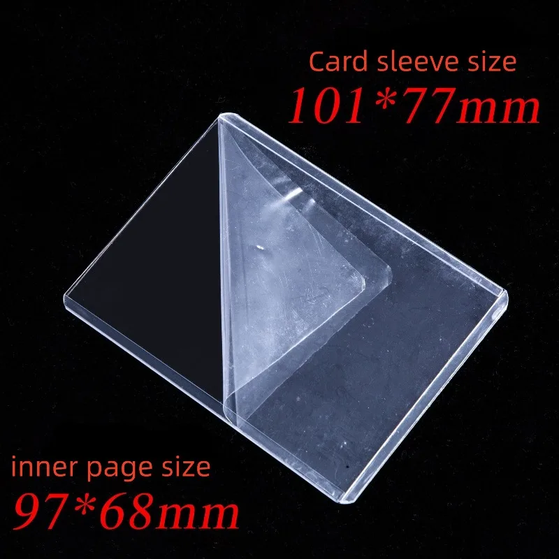 1/200pcs Transparent Card Sleeves 35PT Top Loaders PVC Hard Plastic Game Card Trading Card Protectors Collectible Storage Covers