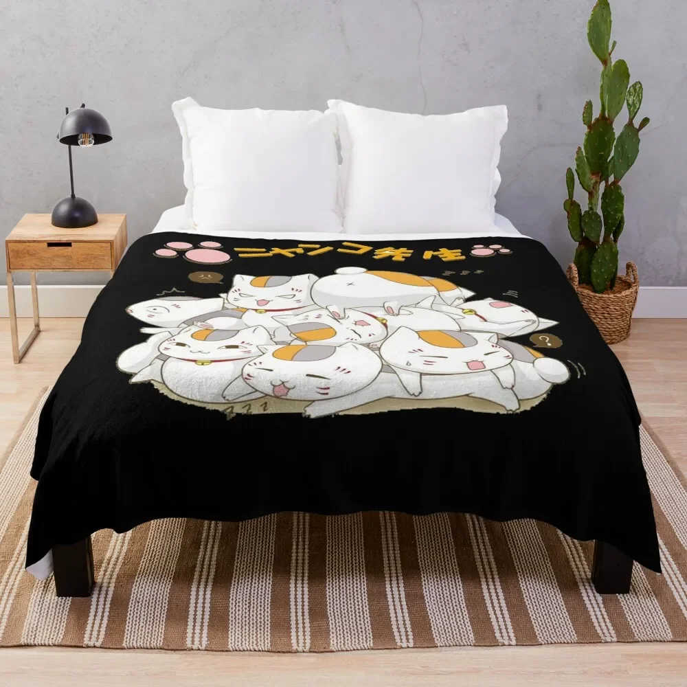 Nyanko Sensei ( Natsumes Book of Friends) Classic Throw Blanket Baby Retros Blankets For Bed Blankets